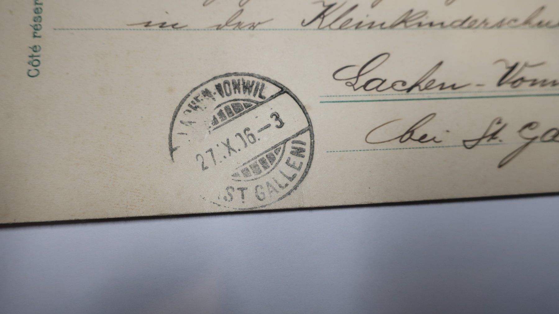 Cartoline postali: St. Luziuskappelle b. Chur  1906 – Usato da Cormoret venduto da Pascalll2001 5