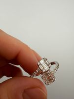 Silberring 925 mit Zirkonia Steinen  🇨🇭