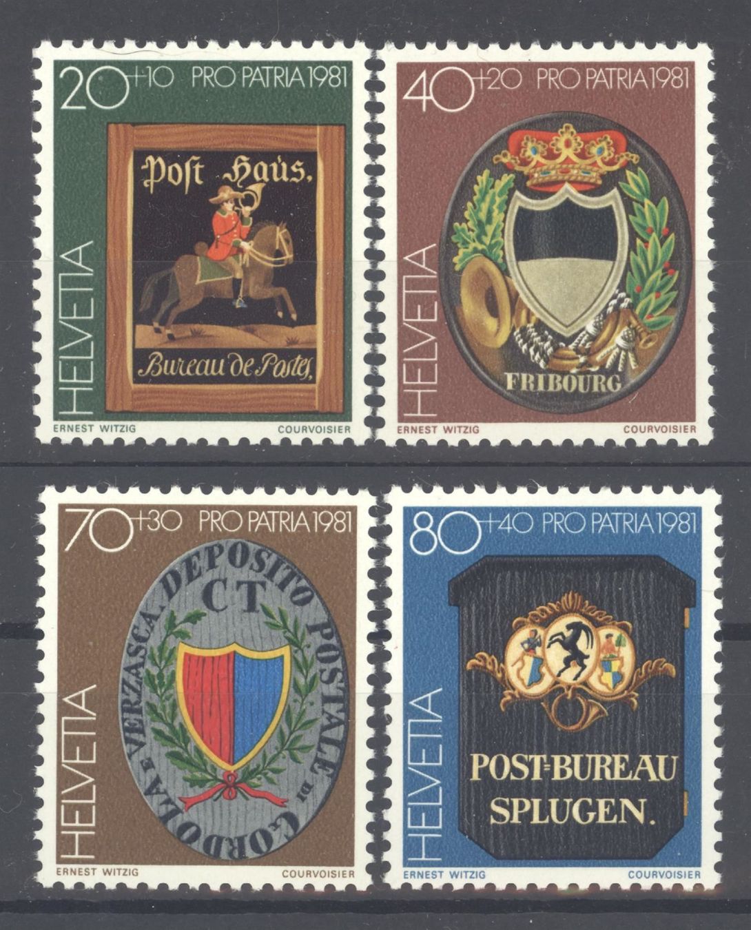 Tutti i francobolli: 1981, Pro Patria ** – Usato da Willisau venduto da Vollstempel