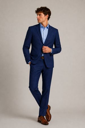 Herren Anzug von Tommy Hilfiger, Gröss 48, Blau