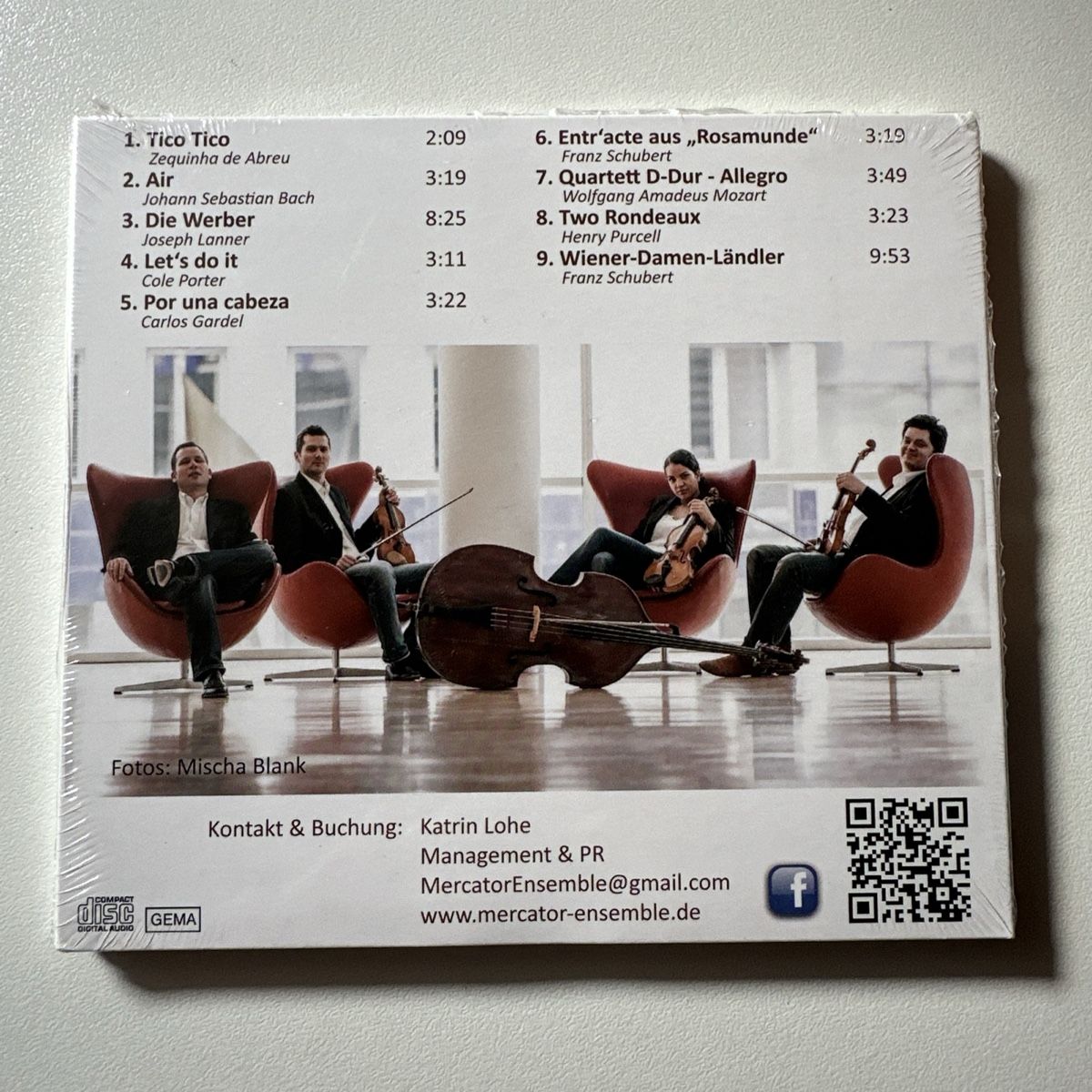 CD: Mercator Ensemble - Let's do it - CD - Klassik - Neu! Top! – Nuovo e nell'imballaggio originale da Zofingen venduto da SwissMercator 1