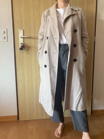 Mantel Zara Grösse XS beige / stone