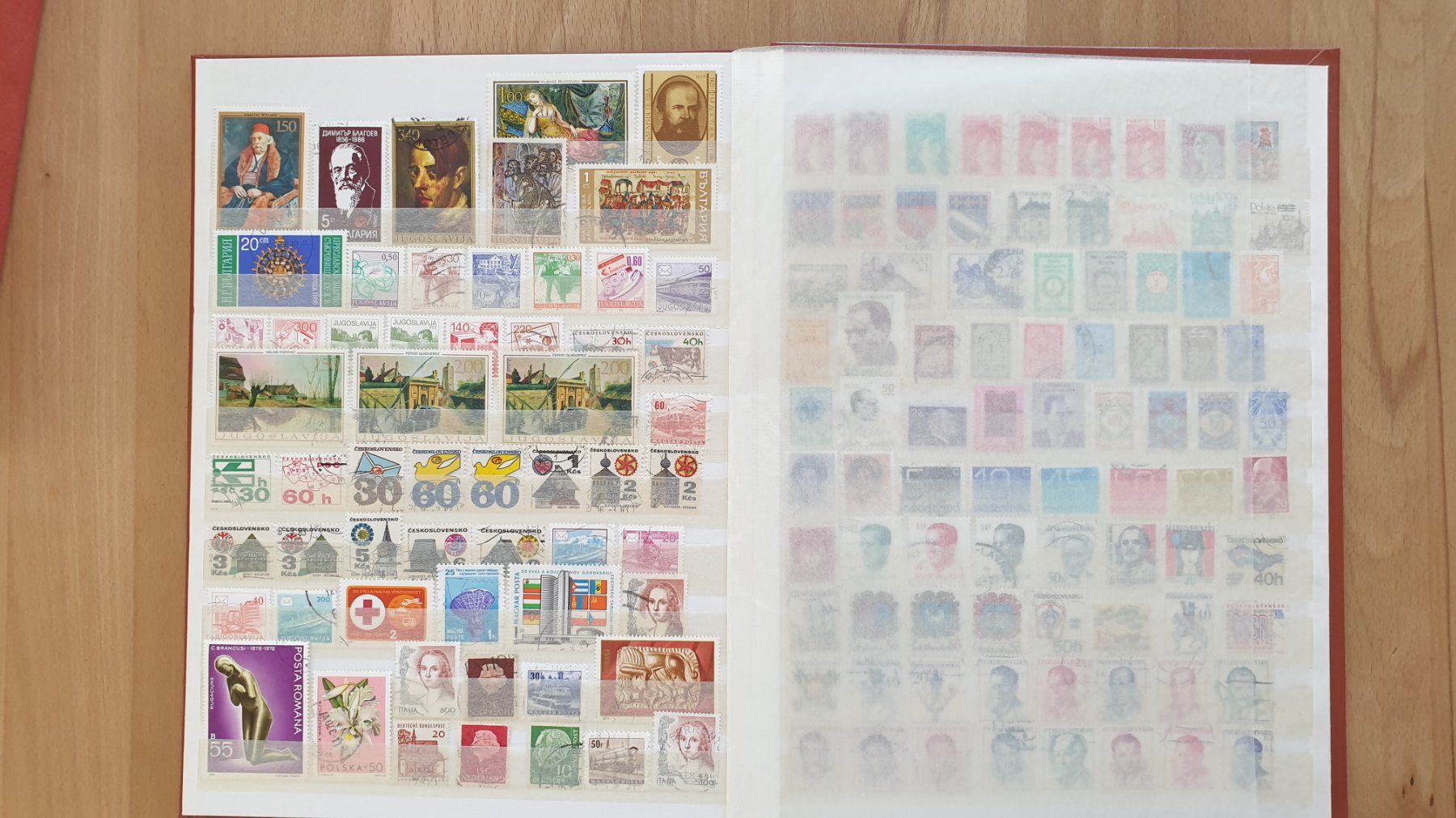 Alle Briefmarken: Schweiz und Ausland. 16 Seiten. – Gebraucht aus Goldach von armando_r 8
