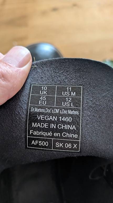 Dr. Martens Chaussures hommes: Dr Martens 1460 Vegan Gr. 45 – D'occasion à Zürich par Ge8