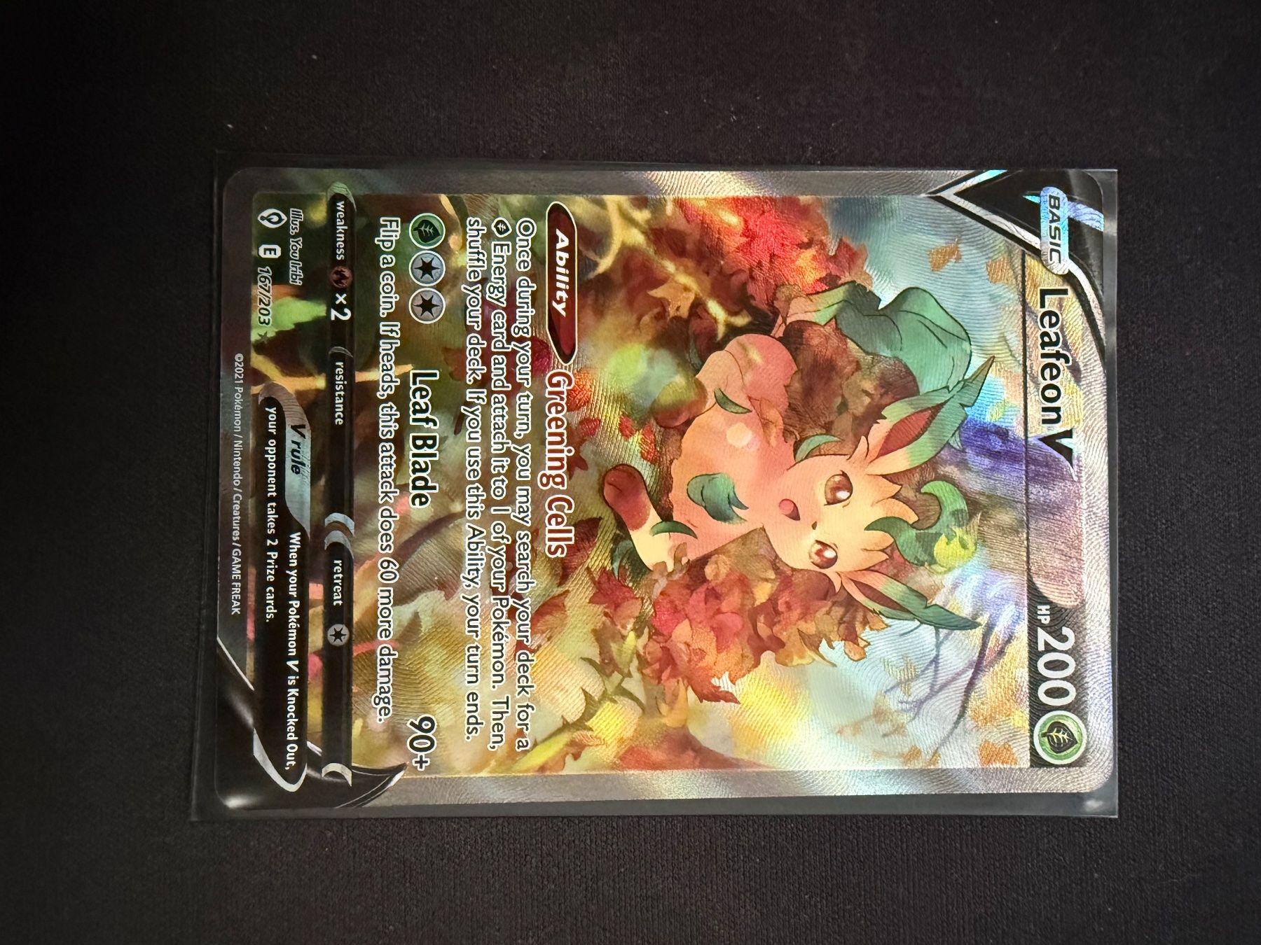 Pokémon Carte collezionabili: Leafeon V – Nuovo (secondo la descrizione) da Neuhausen venduto da and_mjk6 1