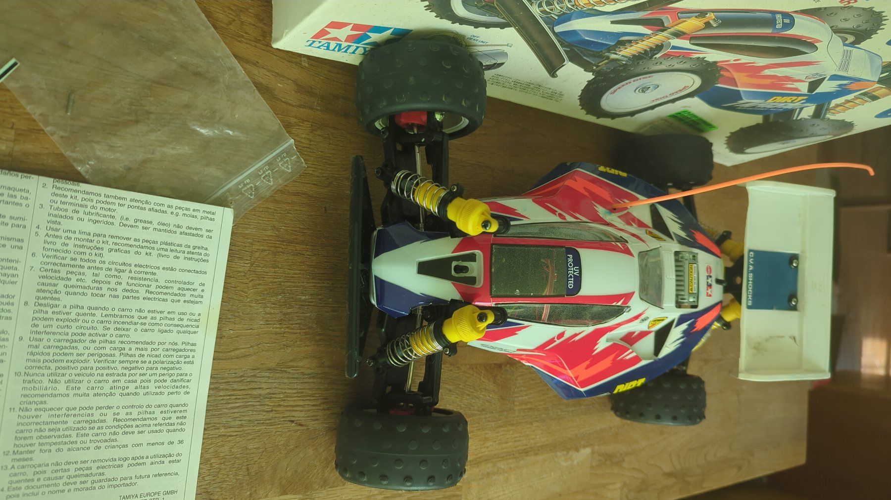 Tamiya RC Kits de montage: Tamiya Dirt Thrasher 4x4 – Défectueux à Erstfeld par Pfiffholder 1