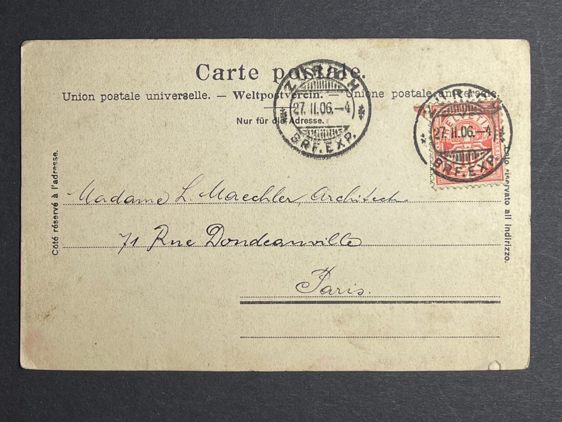 Cartoline postali: Adelboden - 1906 – Usato da Steg VS venduto da danwer74 1