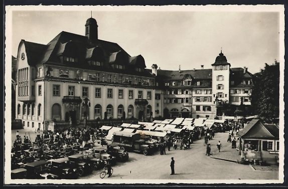 Cartes postales: AK Herisau, Marktleben, 1948 – D'occasion à Berlin par bartko-reher
