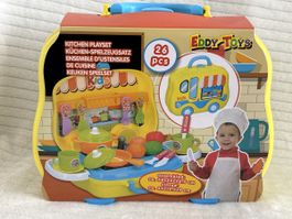 Eddy Toys Küchen-Spielzeugsatz 26-teilig neu im Koffer