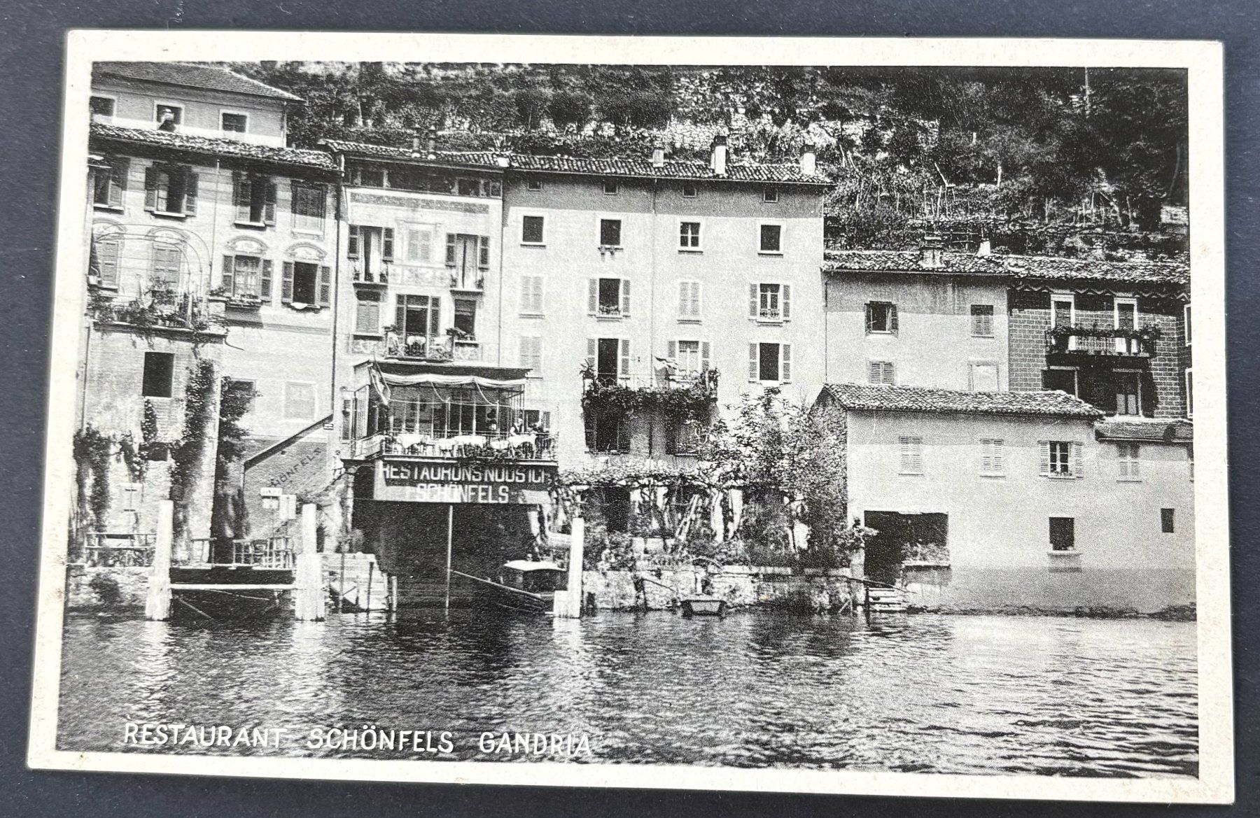 Cartoline postali: RESTAURANT SCHÖNFELS GANDRIA – Usato da Ostermundigen venduto da wini63
