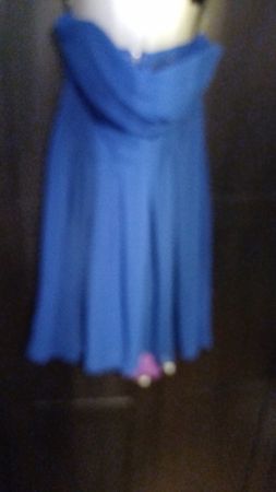 TFNC London Kleid Gr. 36 blau Cocktailkleid Sommerkleid el
