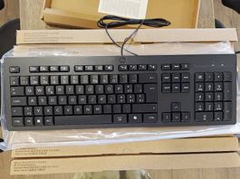 10x HP Wired 125 Tastatur USB (neu)