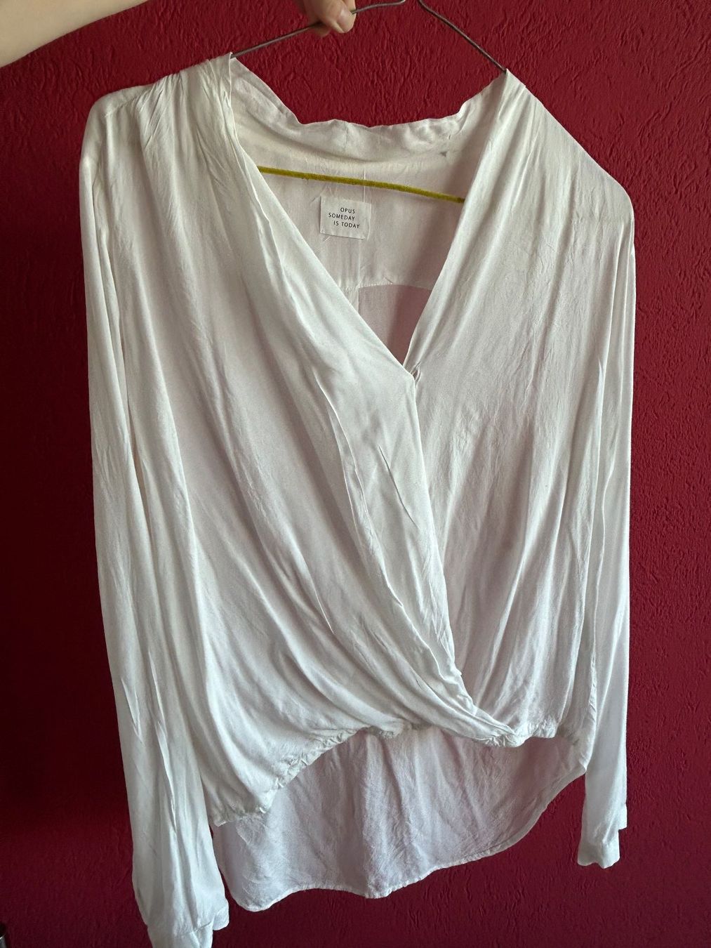 Opus Camicette: Leichte weisse Bluse von Opus – Usato da Zürich venduto da silbe4 4
