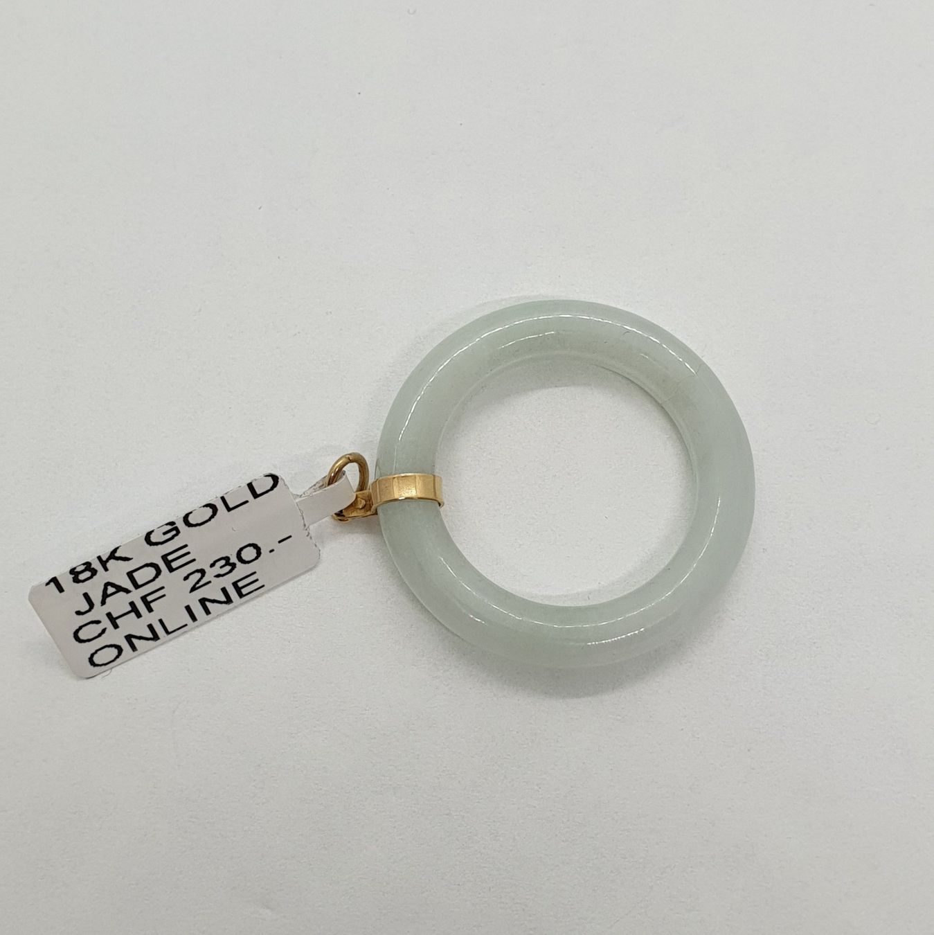 Ciondoli: Echt 18K Gold - Jade Anhänger – Usato da Luzern venduto da Luzern-Goldhaus 2