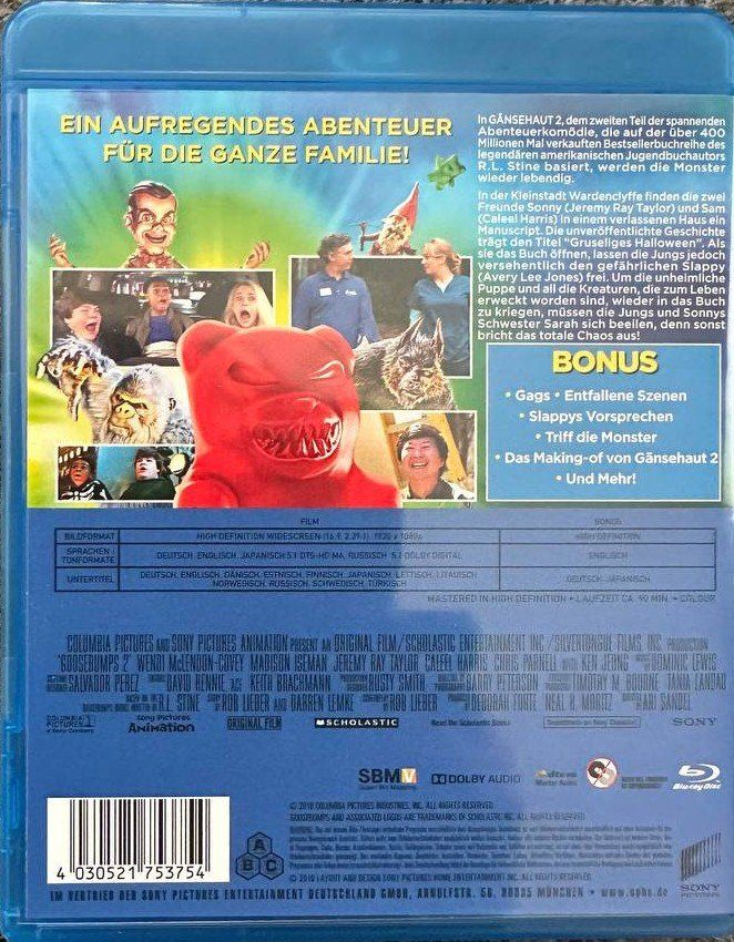 Tutti i DVDs: Gänsehaut 1+2 - Blu-ray - Top Zustand! – Usato da Beringen venduto da Mantafisch1 3