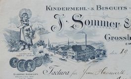 Antike Rechnung Briefkopf Lithographie Grosshöchstetten 1905