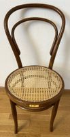 Bugholzstuhl Thonet ähnlich mit Rohrgeflecht - D=31 cm