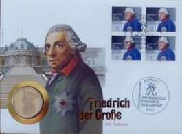 Numisbrief Friedrich der Grosse Münze