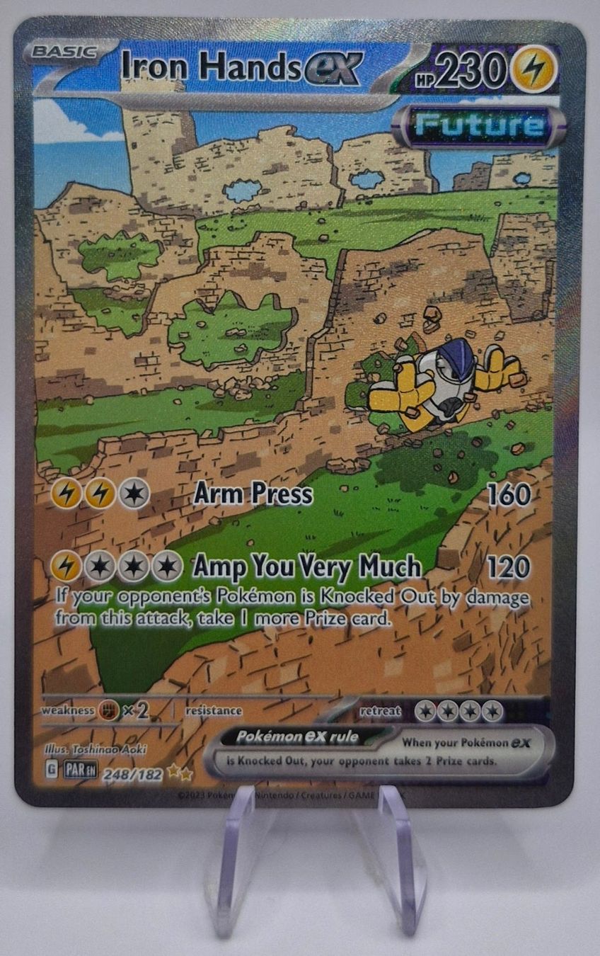 Pokémon Carte collezionabili: Iron Hands EX / Eisenhand EX / Paradoxrift / PAR 248 – Nuovo (secondo la descrizione) da Arni AG venduto da PokemonCardsStore