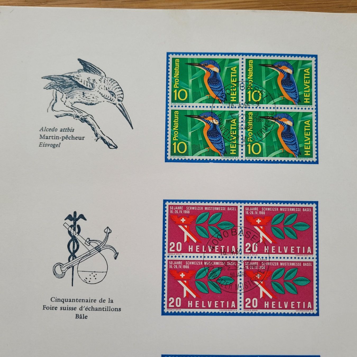 Alle Briefmarken: Document CERN Basel 1966 – Gebraucht aus Biel/Bienne von Destockweb 1