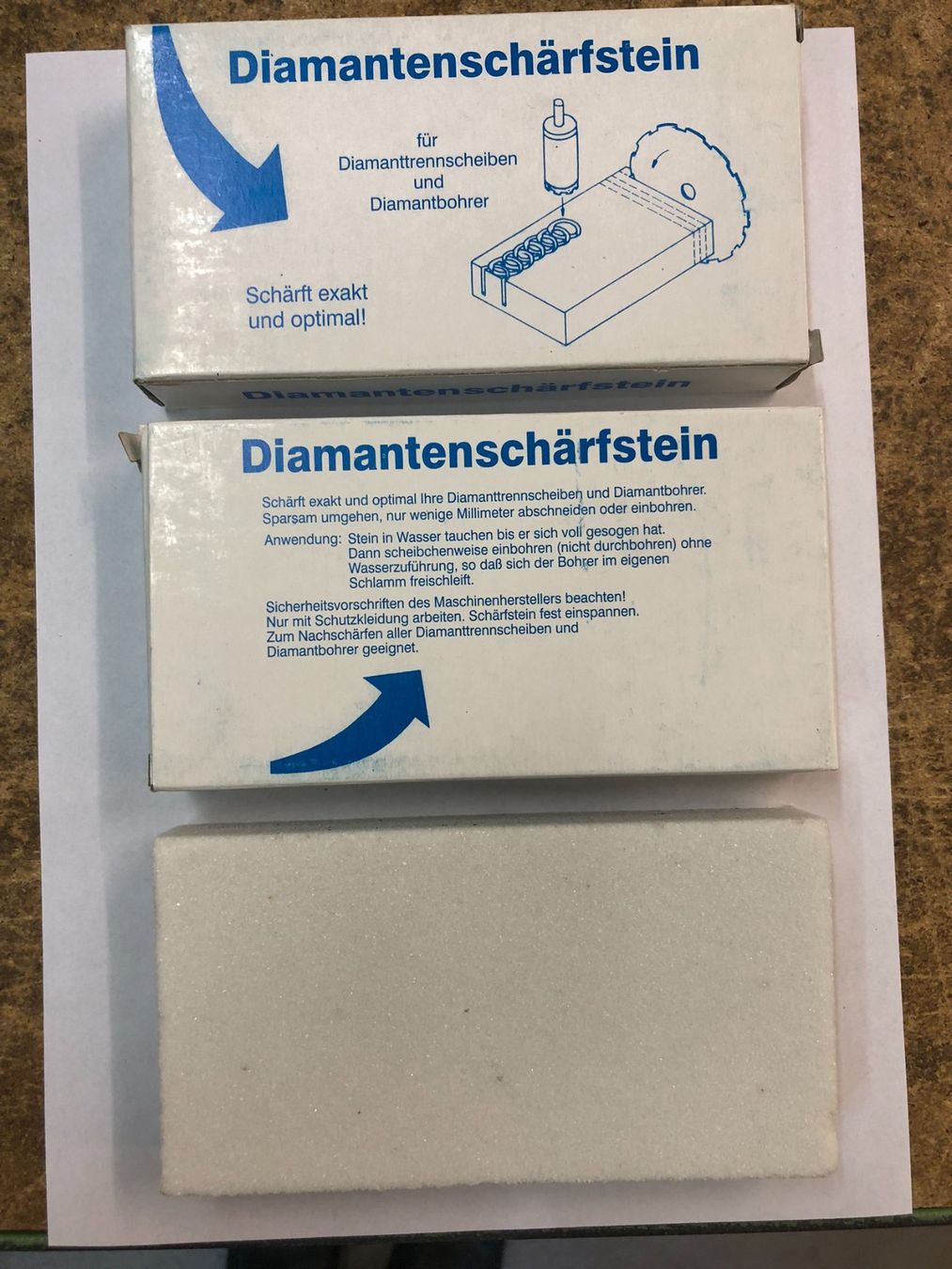 Tutti gli attrezzi: Diamantenschärfstein 150x80x25 mm – Nuovo e nell'imballaggio originale da Wagen venduto da Aloeveragold