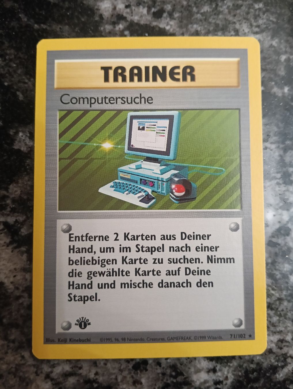 Pokémon Carte collezionabili: Pokémon Karte Trainer Computersuche 1. Edition  – Usato da LEUZIGEN venduto da mic_sdh5