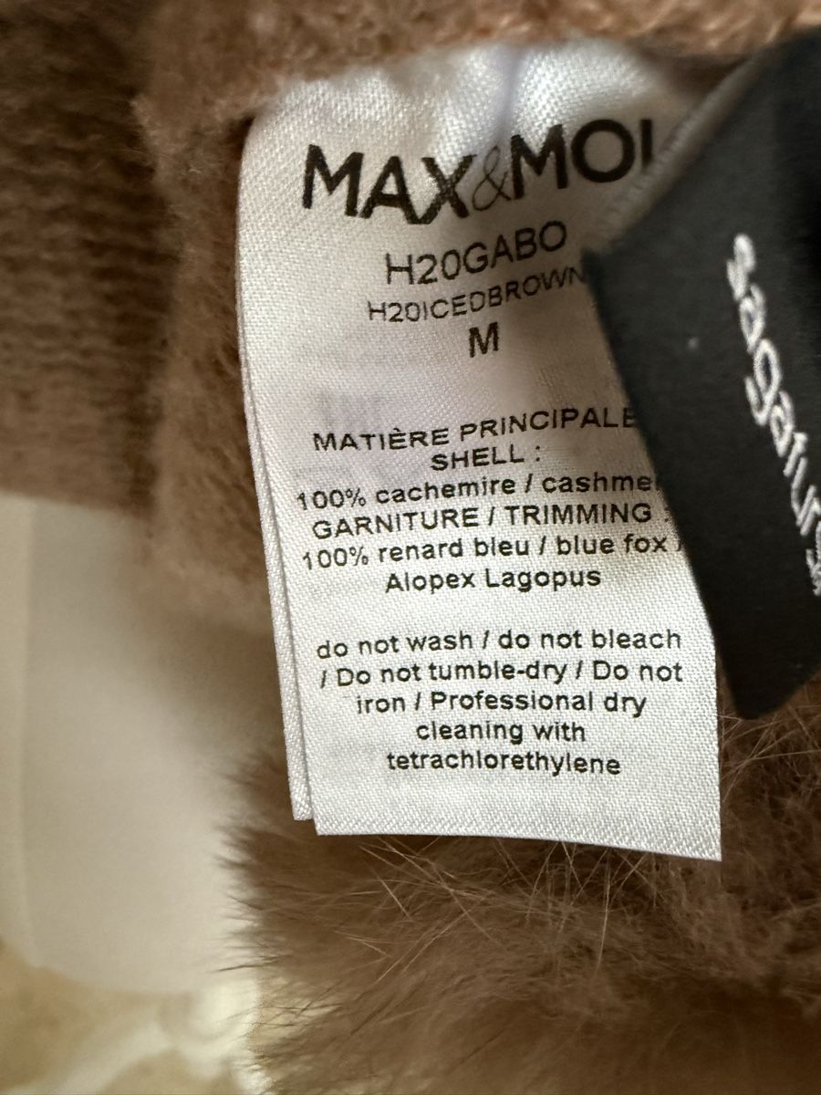 Max & Moi Giacche: Max&Moi Strickjacke mit Pelzbesatz, Grösse M – Usato da Stettlen venduto da Beauty-19 2