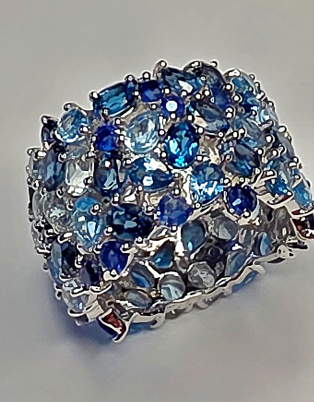 Bagues: Blau Safir mit Topas Ring – Neuf (Voir description) à Zürich par adriben 4