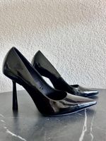 Zara Black Patent High Heels Gr. 38 – Stiletto 10 cm