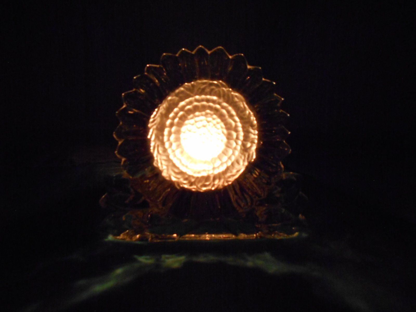 Partylite Portacandele: PartyLite Teelicht Sonnenblume Kris.Glas – Nuovo (secondo la descrizione) da Bellach venduto da JingleCherry 4