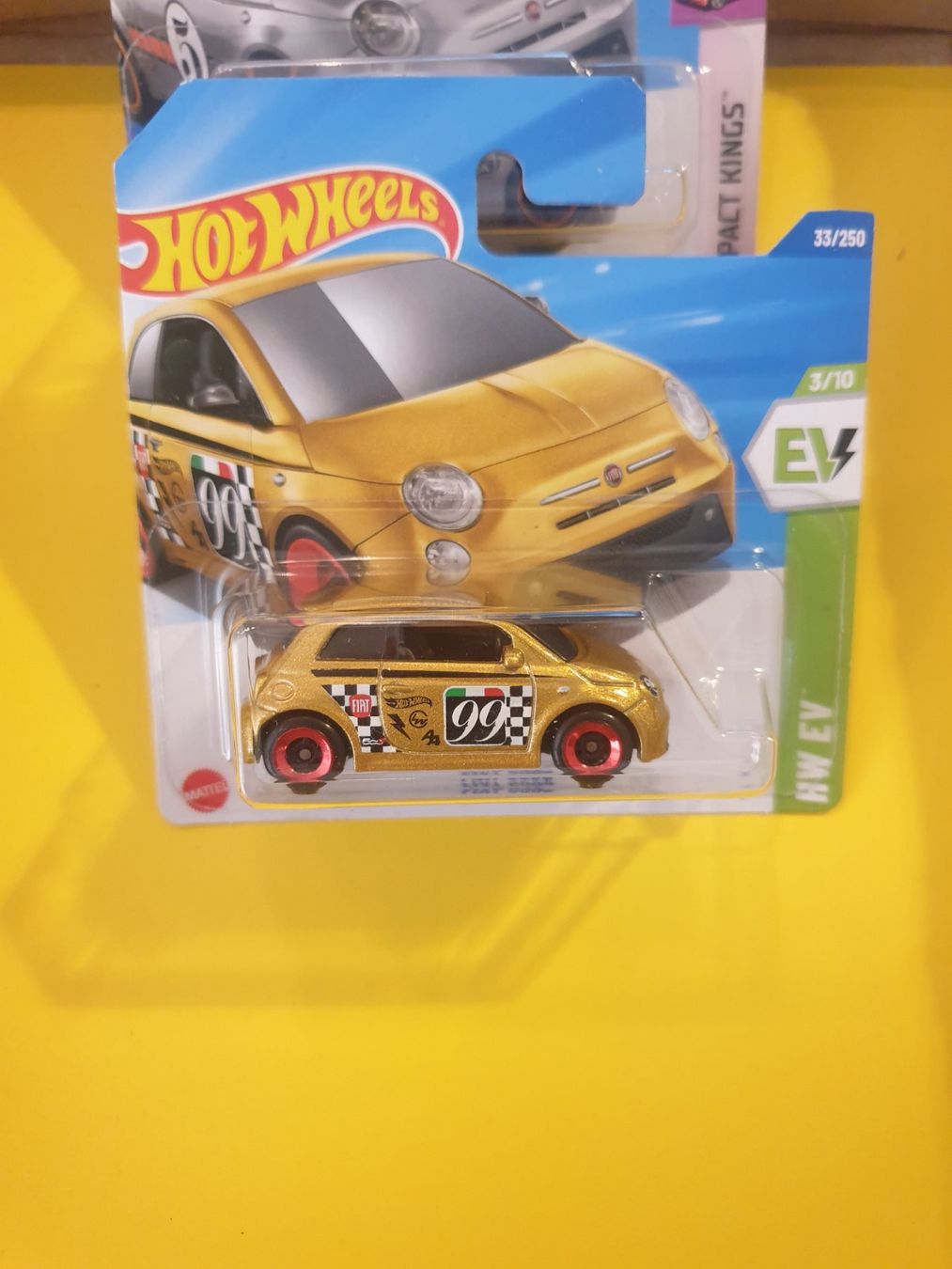 Hot Wheels Modellini d'auto: 2 x Hot Wheels FIAT 500e – Nuovo e nell'imballaggio originale da Oftringen venduto da Rotor 4