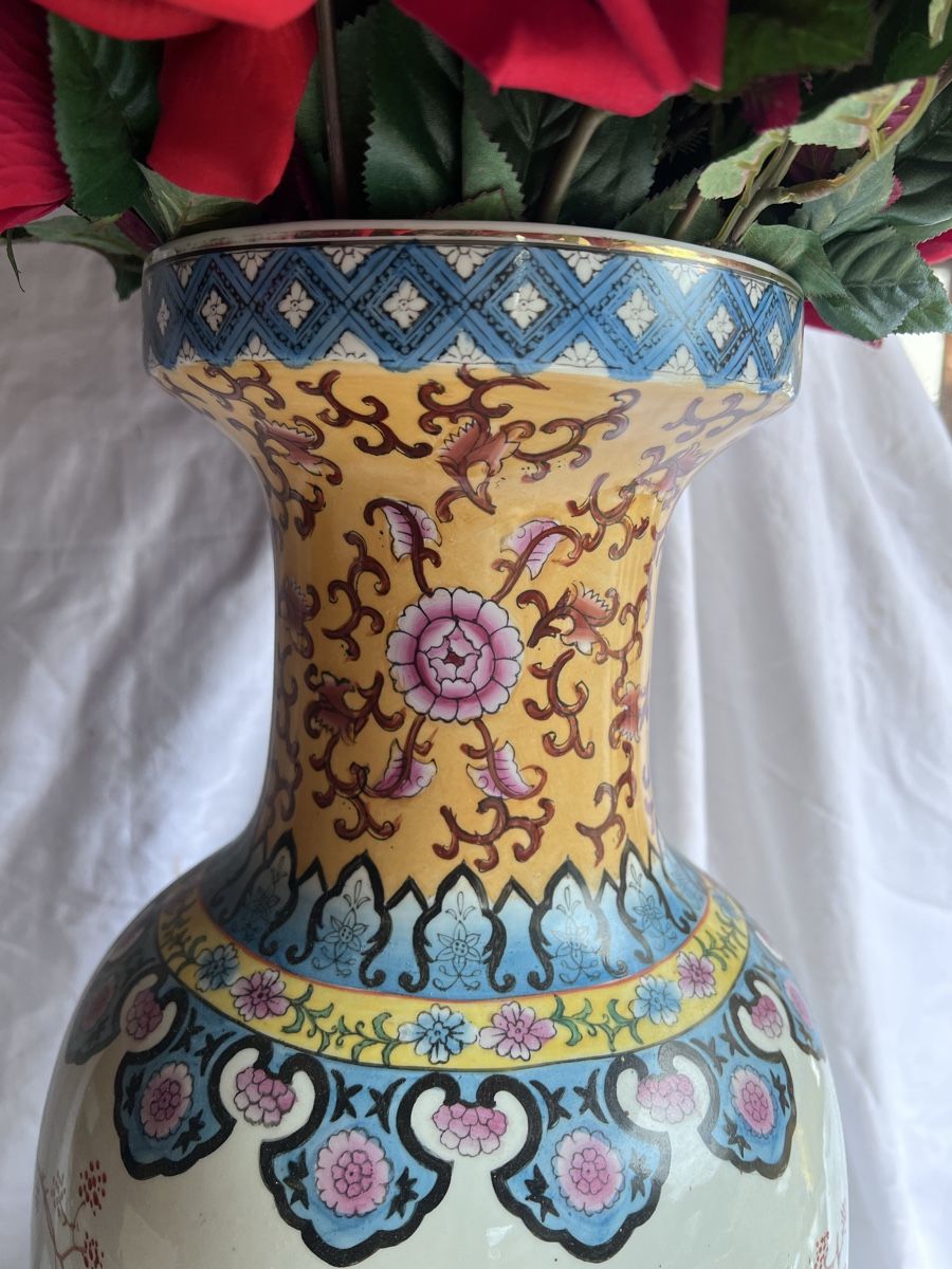 Vasi & Recipienti: Grosse  Blumenvase mit Blumen (115) – Usato da Glattfelden venduto da maa_qcj8 1