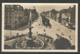 Carte P de 1928!! ( La Chaux-de-Fonds / Fontaine )