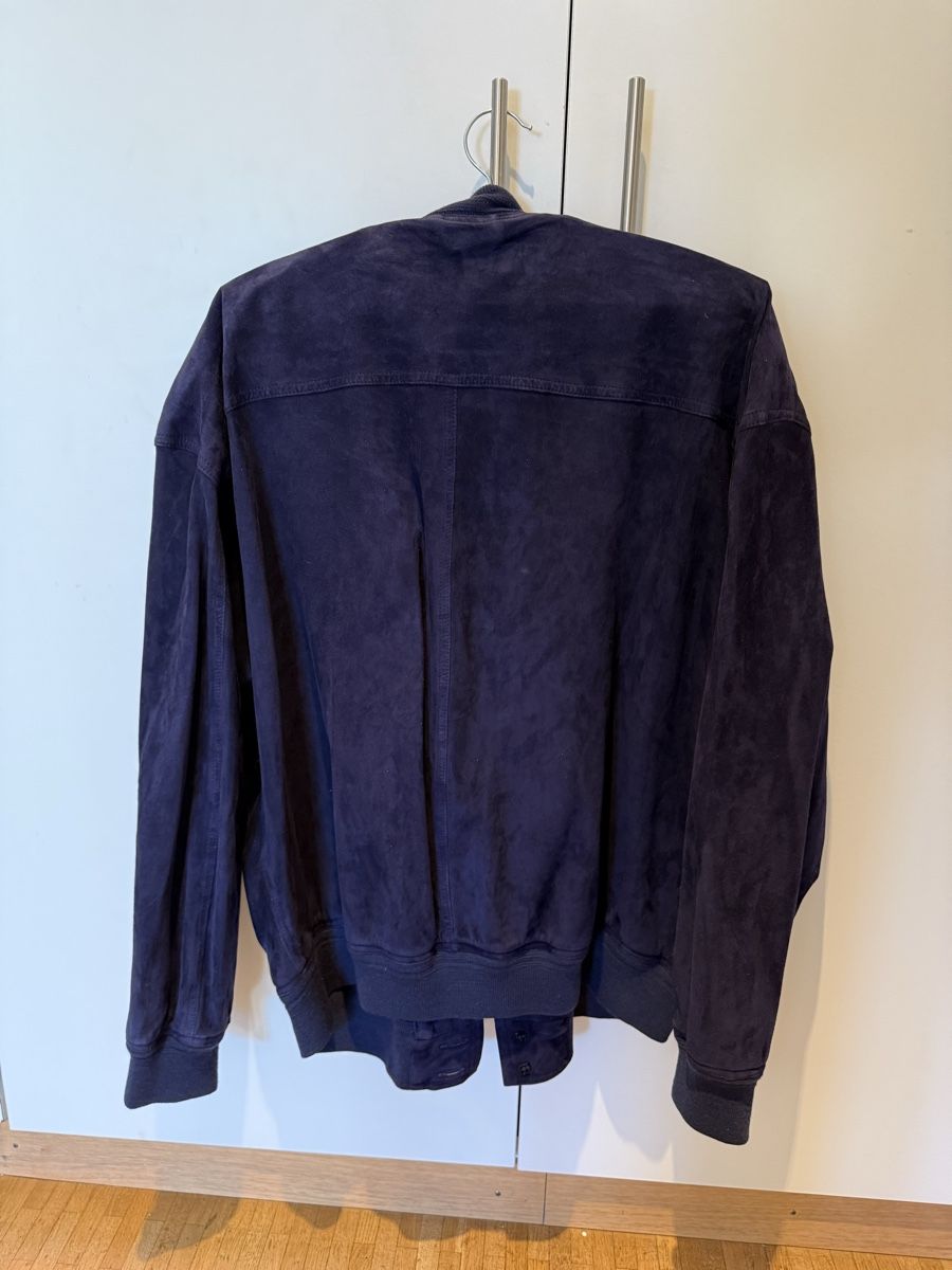 Zegna Jacken: Zegna Suede Jacket Navy – Gebraucht aus Genève von SG_73 1