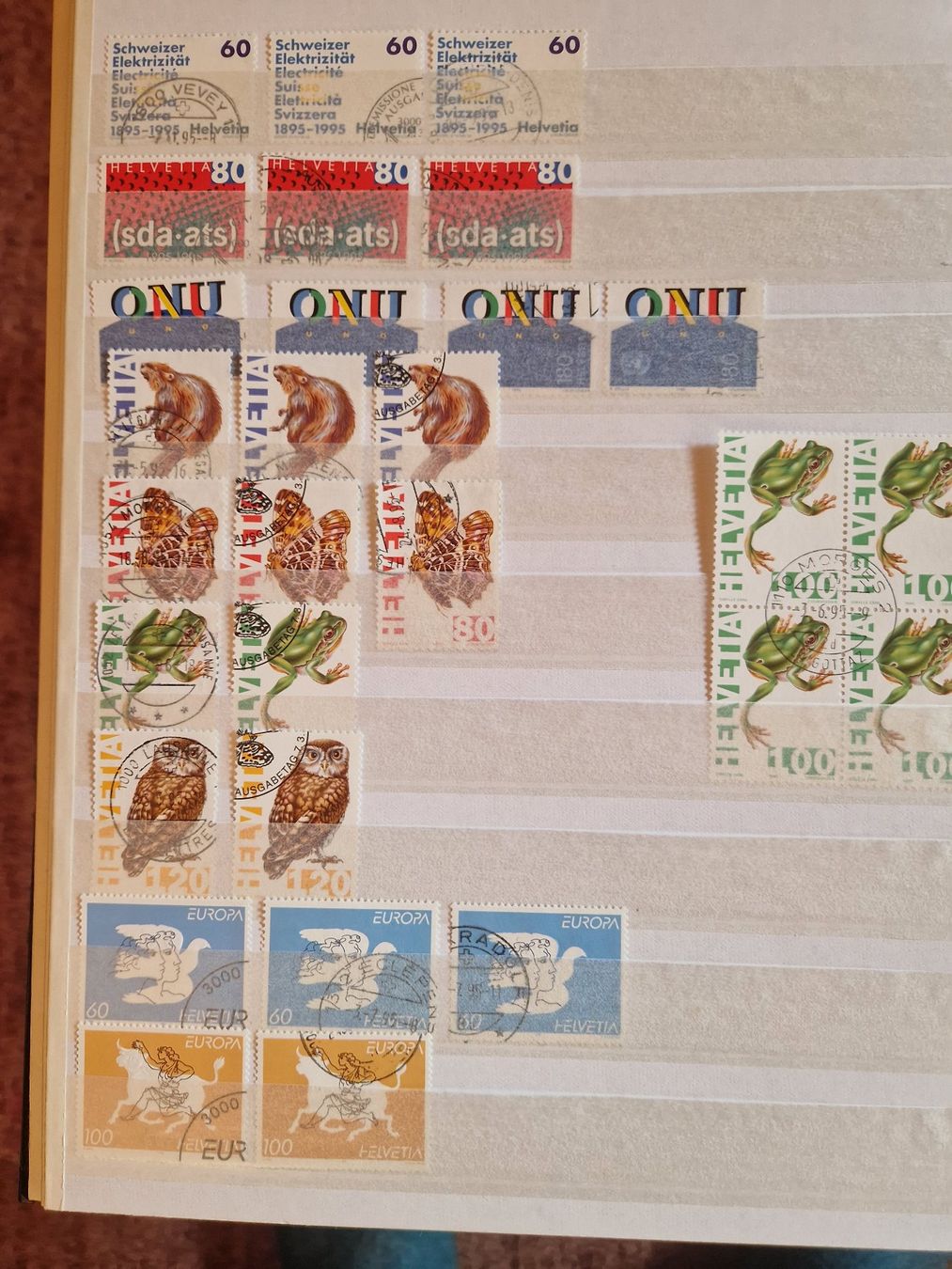 Tutti i francobolli: Doubletten samlung von Schweizer briemarken 1960-2010. – Usato da St-Saphorin-Lavaux venduto da Digit2 9