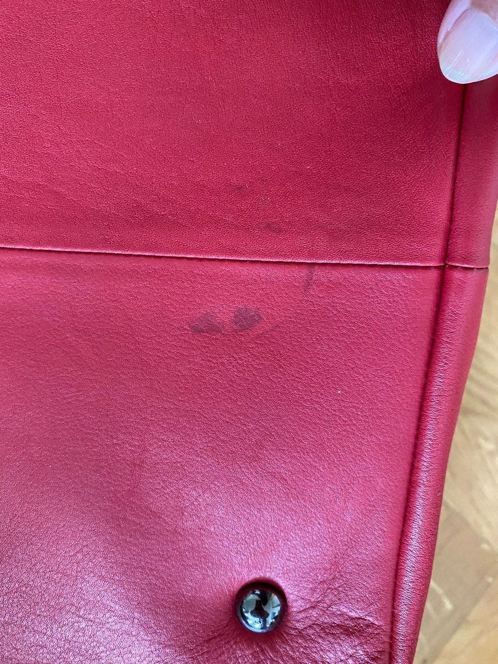 Borse da donna: Rote Braun Büffel Leder Handtasche – Usato da Hünenberg venduto da a.u.849 8