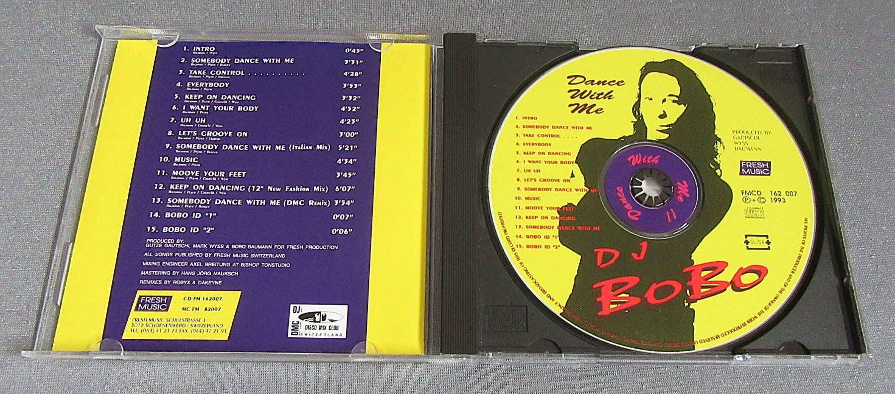 CD: CD - D. J. Bobo - Dance with me – Usato da Auenstein venduto da Padabimbim 3