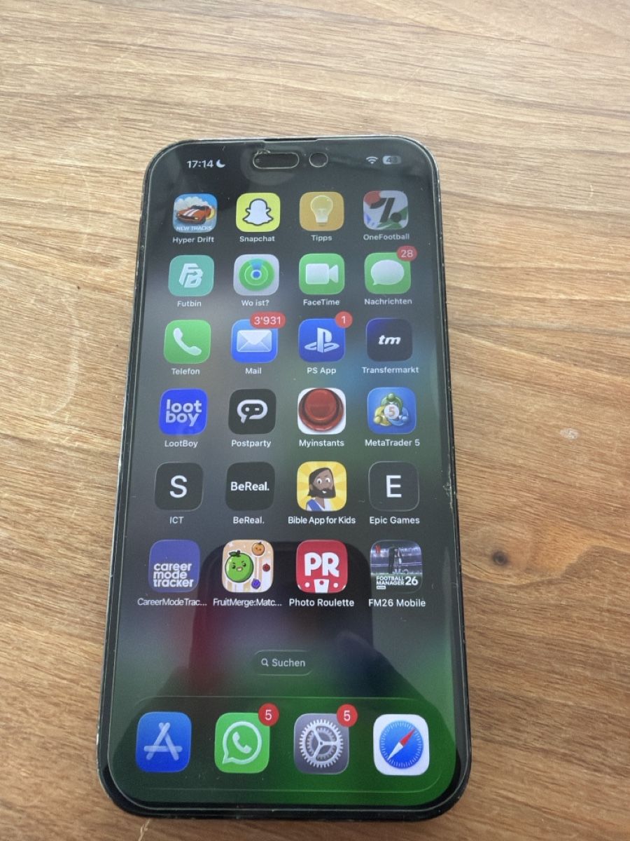 Telefoni: iPhone 14 Promax 256GB Schwarz – Difettoso da Buchs AG venduto da Ashanice
