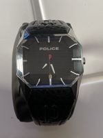 Armbanduhr Police Modell 12176J Edelstahl schwarz Leder