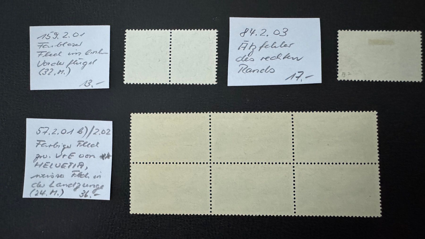 Tous les timbres: Pro Juventute, 3 ABARTEN, gestempelt/postfrisch – D'occasion à Stallikon par HILDECH1 6