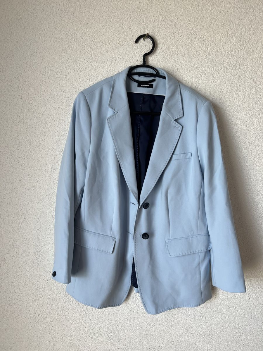 Giacche: Wunderschöner, hellblauer Blazer von Walbusch, Grösse 38 / 4 – Nuovo (secondo la descrizione) da Langenthal venduto da Alperose_5 1