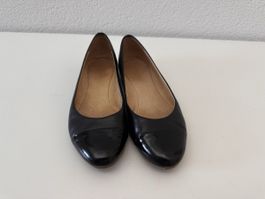 Varese Ballerinas schwarz Grösse 38 weiches Leder