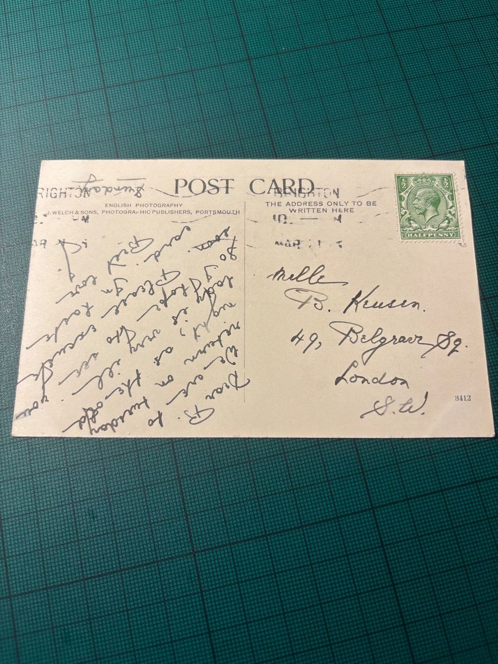 Cartoline postali: AK By the Devils Dyke Nr  Brighton. GB. – Usato da Utzenstorf venduto da Rose0303 2