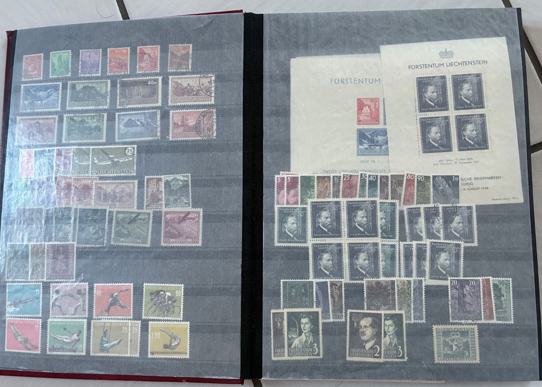 Alle Briefmarken: Super collection de timbres du Liechtenstein – Gebraucht aus Rovray von Ganderch 1