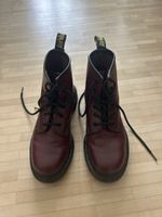 Dr. Martens Burgundy Boots, Size 38, Great Condition!