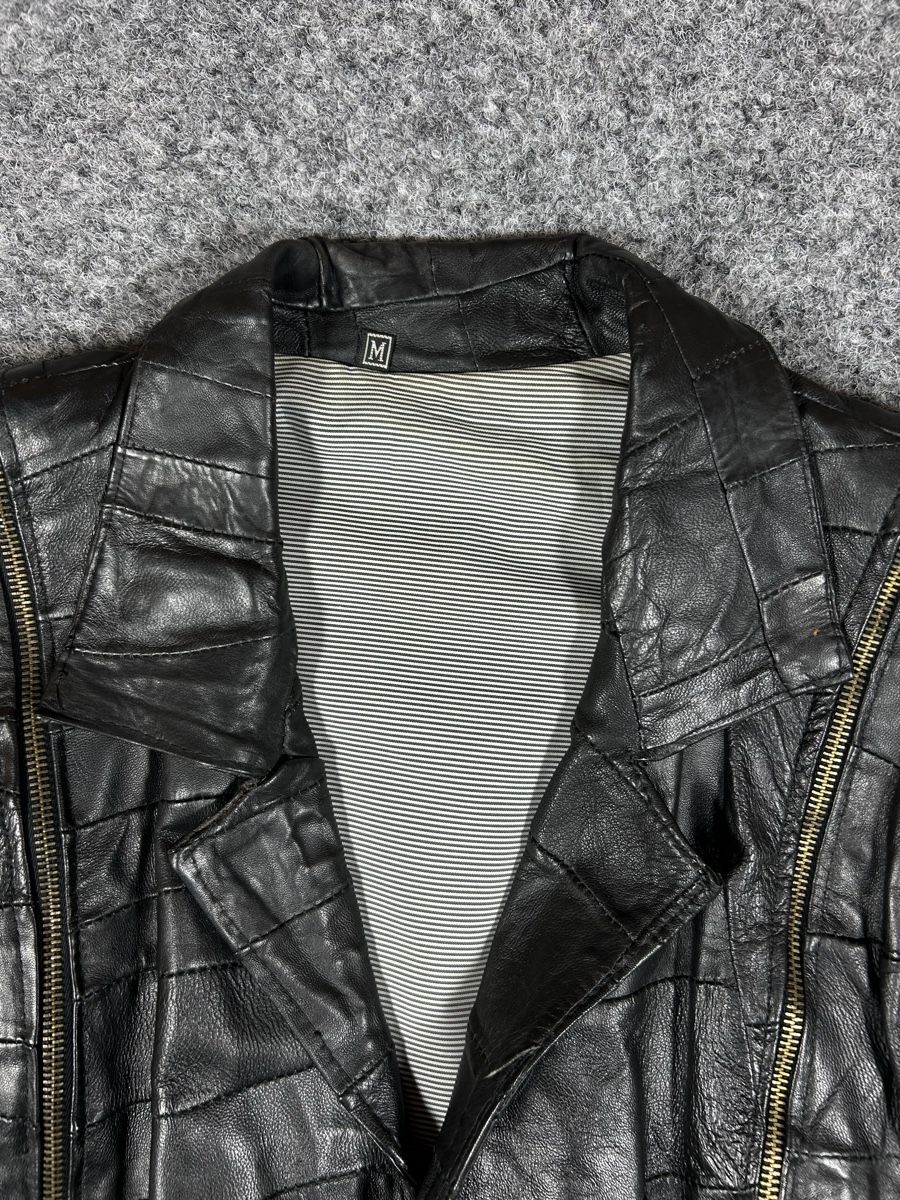 Gilets & Westen: 1990s Patchwork leather vest Medium men  – Gebraucht aus La Sagne NE von Matlasape 2