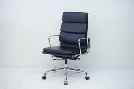 Designklassiker Vitra Eames Soft Pad EA219 Leder schwarz