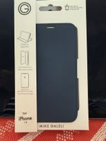 Mike Galeli Cover iPhone 14 Leder Blau neu (originalverpackt