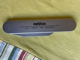 Revox B77   Tonkopfabdeckung