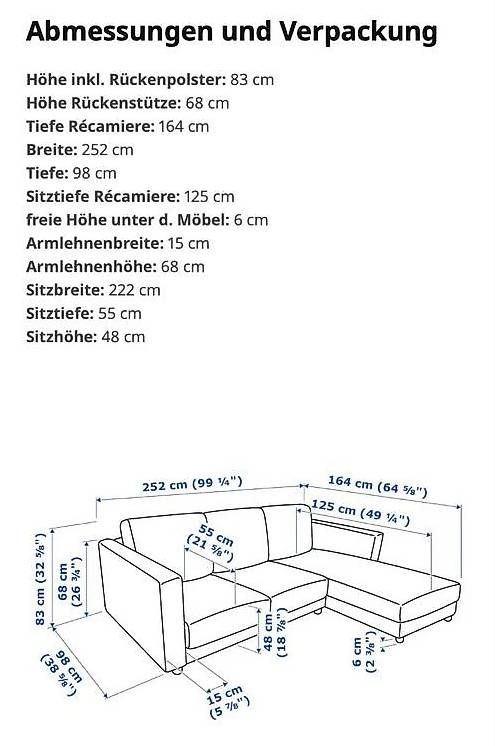 Sofas: IKEA KIVIK Ecksofa mit Chaise Longue  gratis – Gebraucht aus Zürich von cor_r92c 1